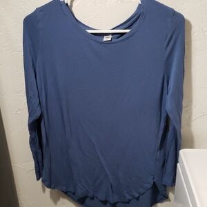 Old Navy Women's Slate Blue 3/4 Sleeve Tee